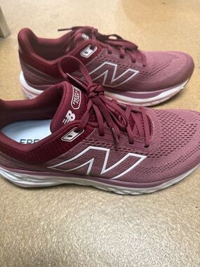 New Balance Women’s Lace-Up Athletic Sneakers - Wine